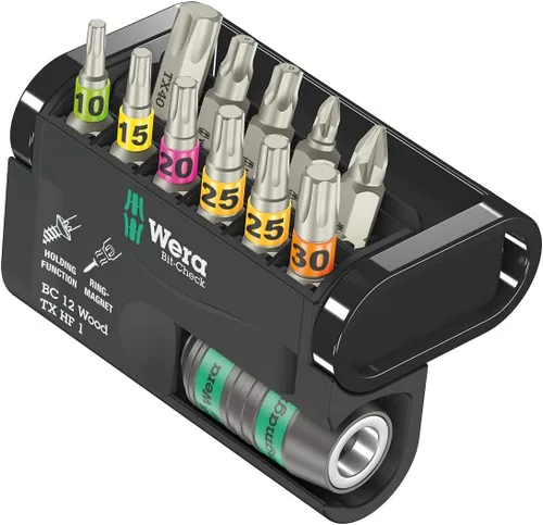 Vista 12 de Wera - 05073202001-broca 4 en 1, 9507 SB 4 en 1 Bit 2, 2.5; 5; 6 x TX 0.984 x 1.457 in