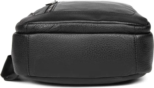 Vista 9 de Polare - Bolso bandolera de piel de vacuno impermeable y casual para hombre