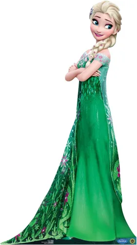 Vista 21 de Figuras de cartón de Frozen, se sostienen solas, Anna, talla única