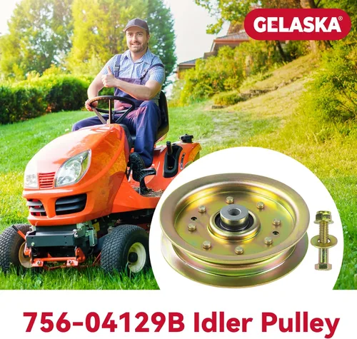Vista 2 de GELASKA 753-08171 El kit de polea tensora reemplaza a Cub Cadet 756-04129, 756-04129b Polea tensora 4.25, 756 04129b, 753 08171, 753-08068