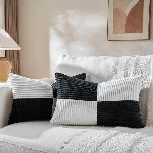Vista 86 de Fancy Homi - Paquete de 2 fundas de almohada decorativas de color verde oliva pequeñas de 12 x 12 pulgadas para sala de estar, sofá, cama
