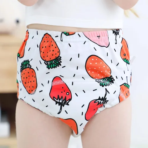 Vista 4 de U0U Paquete de 5 pantalones de entrenamiento para niños y niñas, surtido de ropa interior de entrenamiento para ir al baño, pantalones impermeables