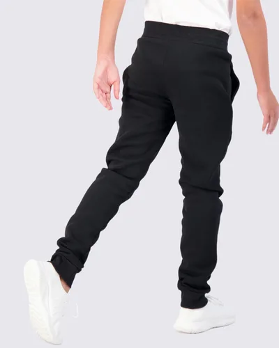 Vista 3 de Real Essentials - Paquete de 3 pantalones deportivos de vellón suave para niños y jóvenes