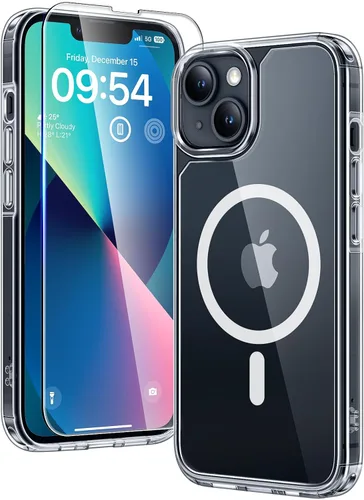 Vista 102 de TAURI Funda para iPhone 17, antiamarilleamiento con protector de pantalla, protección de grado militar, a prueba de golpes, delgada para iPhone 17