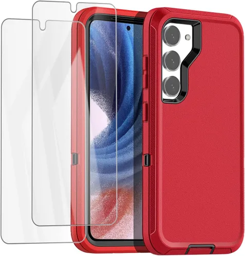 Vista 10 de AICase Funda para Samsung Galaxy S23 (6.1 pulgadas) con protector de pantalla, protección resistente de servicio pesado contra caídas, cuerpo