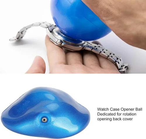 Vista 3 de plplaaoo Rubber Watch Case Opener Ball, Professional Watch Case Opener, Watch Case Opener Ball, Watch Back Cover Opening Friction Ball Repair Tool