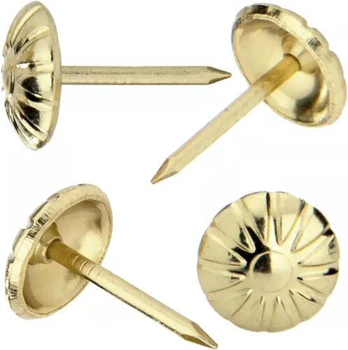 Vista 9 de Tachuelas de tapicería para decoración, clavos para tapicería decorativa, clavos de tapicería de 7/16 pulgadas para muebles decorativos