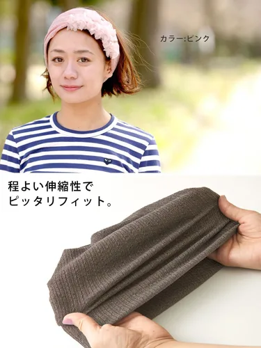 Vista 6 de CHARM Womens Flower Beanie Hat - Bonnet Turban Headband Chemo Cap Circle Scarf