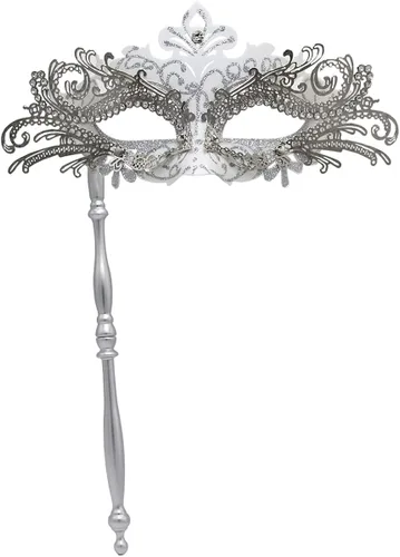 Vista 9 de IETANG - Máscara veneciana para parejas, accesorio de disfraz de fiesta.