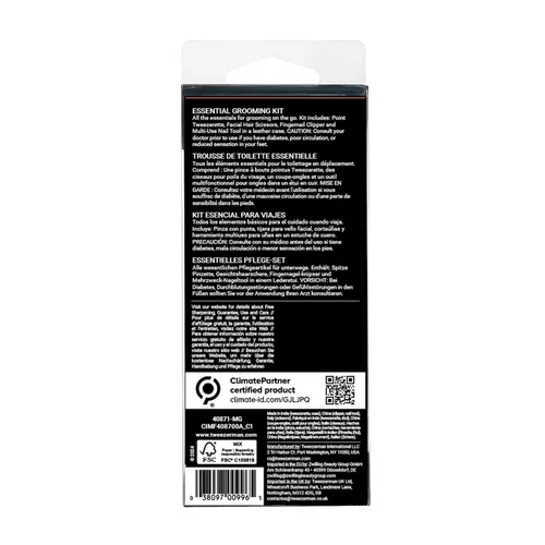Vista 9 de Tweezerman Kit de aseo esencial, EA (4087-MG), 1 unidad