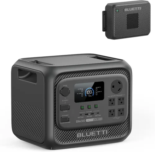 Vista 10 de BLUETTI Generador solar Elite 300 con panel solar de 350W incluido