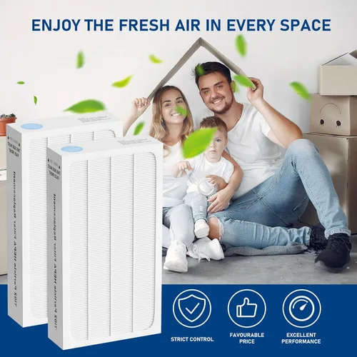Vista 7 de Filtro HEPA tratado Tio2 de repuesto compatible con purificador de aire Electrolux Aerus Lux Guardian, filtro HEPA de alta eficiencia, paquete de 2