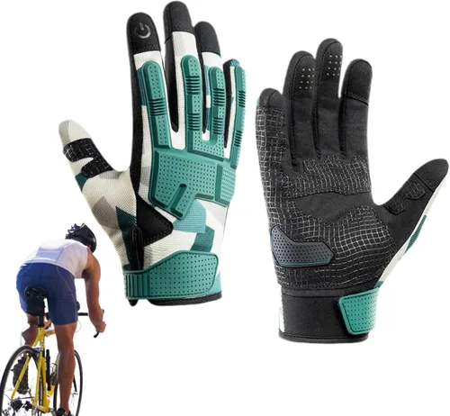 Vista 8 de Cycling Gloves, 1 Pair Bicycle Gloves, Non Slip Spring Gloves with Touch Sensitivity, Anti Collision Sports Women Gloves, Sports Fishing Hand coveer
