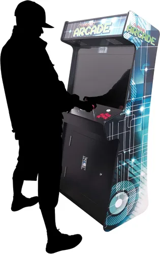 Vista 3 de Máquinas creativas de arcade de gabinete de grado comercial, de tamaño completo, con 3500 juegos clásicos