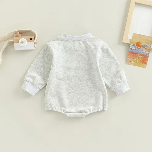 Vista 7 de Muasaaluxi Ropa para bebé recién nacido, niñas y niños, los domingos, con texto en inglés We Watch Football with DaddyMom, sudadera para el otoño