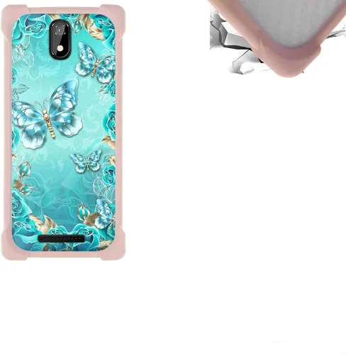 Vista 4 de jioeuinly Funda compatible con ZTE Blade X1 5G Phone Case PC Backplane + cubierta de silicona suave marco XSH
