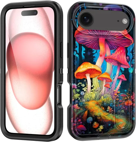 Vista 114 de Funda para iPhone Air con soporte integrado, a prueba de golpes, polvo y caídas, 3 capas, grado militar, funda protectora para iPhone Air de 6.5