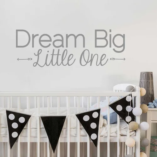 Vista 4 de Dream Big Little One – Beso Cut Dream Big calcomanía para pared cita Decal by chromantics