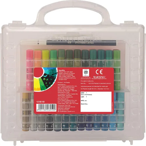 Vista 2 de Faber-castell Juego de 50 cajas de herramientas de color fácil de empacar y transportar (caja de plástico)
