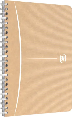 Vista 3 de Oxford 5 cuadernos de espiral A5 con rayas, bueno para el medio ambiente, 90 hojas