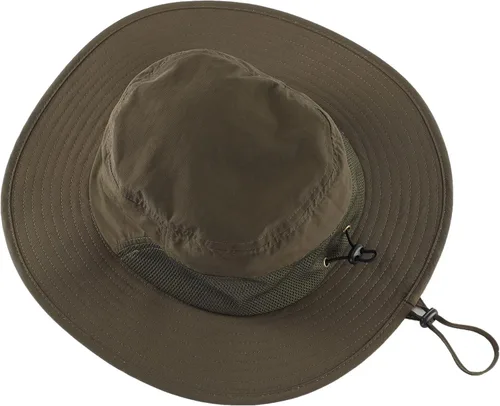 Vista 2 de Connectyle Sombrero Boonie de ala ancha UPF 50+ para hombre, transpirable, para pesca, senderismo, sombrero para el sol