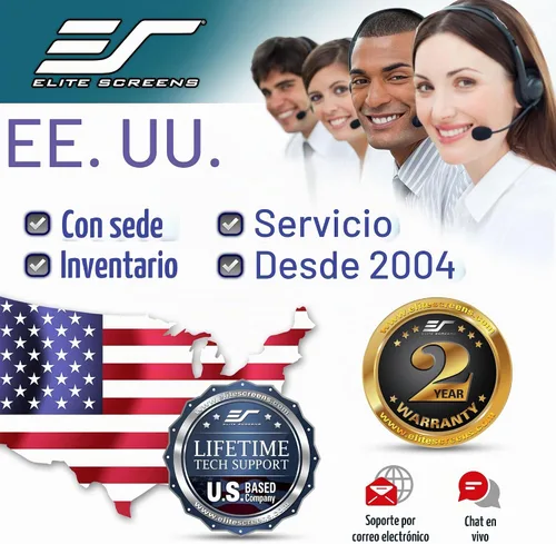Vista 9 de Elite Screens Spectrum AcousticPro UHD, pantalla de proyector eléctrica motorizada de 100 pulgadas sin moiré, tejido perforado transparente al Negro