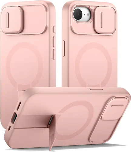 Vista 43 de SURITCH Funda para iPhone Air con cubierta de control de cámara, funda deslizante para cámara y soporte ajustable, compatible con MagSafe, a prueba