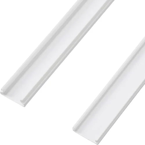 Vista 7 de FTVOGUE Cord Hider Kit, Paintable Cable Cover with Double Sided Tape No Drilling Required, Flames Retardant PVC Wire Raceway