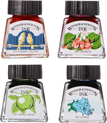 Vista 8 de Winsor & Newton tinta para dibujar - Pack de colección Henry