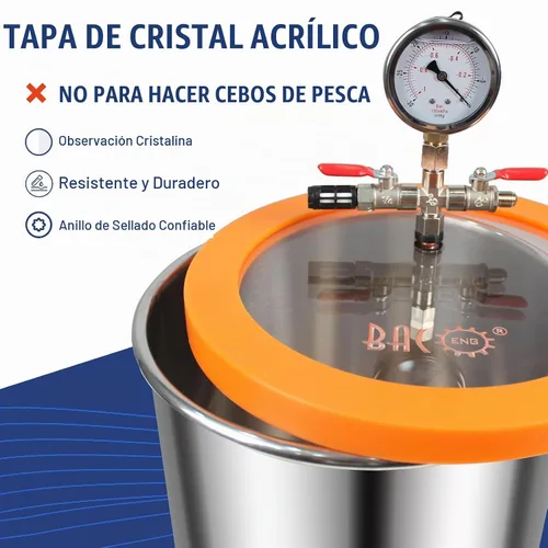 Vista 5 de BACOENG kit de cámara de vacío con bomba de vacío para HVAC