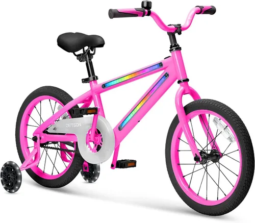 Vista 14 de Bicicleta Infantil Jetson Light Rider con Luces LED Unisex, Marco Iluminado con 3 Modos de Luz Diferentes