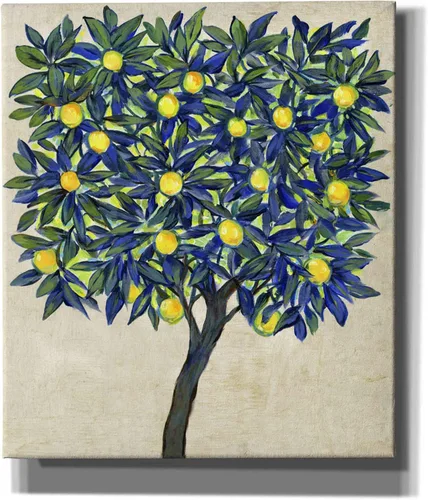 Vista 5 de Epic Graffiti 'Lemon Tree Composition II' por Tim O'Toole, arte de pared en lienzo, 12 x 16 pulgadas