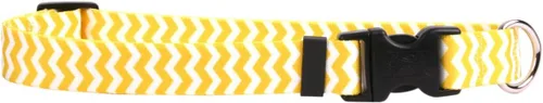 Vista 10 de Yellow Dog Design Collar de perro Rainbow Chevron, grande de 1 pulgada de ancho, se adapta a tamaños de cuello de 18 a 28 pulgadas Rainbow Stripe