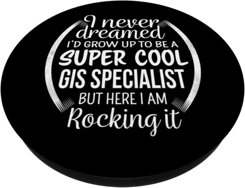 Vista 2 de GIS Specialist Gifts - PopSockets de agradecimiento divertidos PopGrip intercambiables