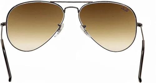 Vista 4 de Ray Ban Aviator - Gafas de sol para hombre, Marrón, 58 MM