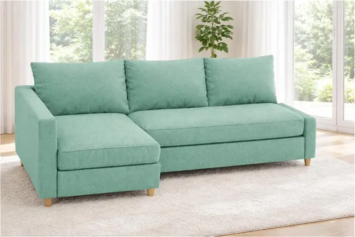 Vista 8 de Friheten - Funda de repuesto de poliéster de larga duración, compatible con sofá cama Friheten de IKEA o funda seccional de esquina. Solo funda