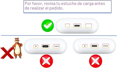 Vista 6 de Reemplazo de auricular derecho original A2083 para AirPod Pro de 1ª generación, compatible con estuche de carga AirPod Pro OEM A2190, A2084, solo