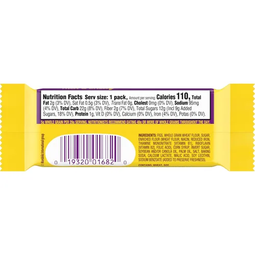 Vista 3 de Newtons Soft & Fruit - Galletas masticables de higo, (barras de higo), 120 paquetes de bocadillos (1 galleta por paquete)