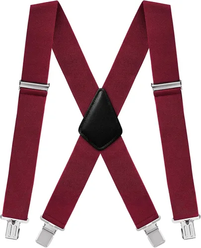 Vista 13 de Fasker Tirantes ajustables y resistentes para hombre Negro