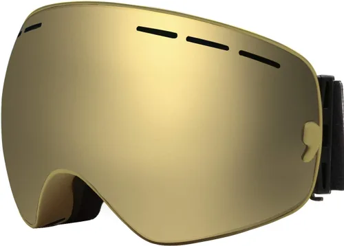 Vista 11 de JULI Gafas de esquí, gafas de snowboard para deportes de nieve de invierno con lente antivaho BNC A1-negro/plateado