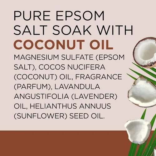 Vista 9 de Dr. Teal - Sal pura de Epsom remojada, nutre y protege con aceite de coco, 3 libras (el embalaje puede variar)