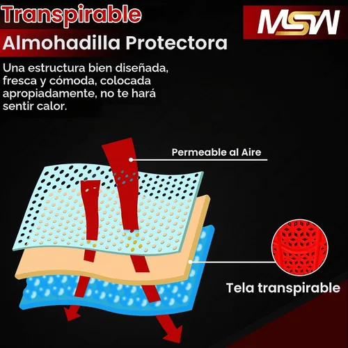 Vista 4 de Almohadilla protectora de espalda aprobada por CE 2, protector de espalda aprobado por nivel 2, almohadilla de repuesto para chaqueta de motocicleta