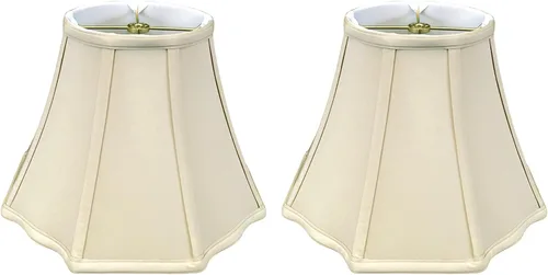 Vista 14 de Royal Designs, Inc. Pantalla de lámpara de esquina exterior con base acampanada y festón, BS-701-12AGL, Dorado Antiguo, 6.5 x 12 x 9.25 pulgadas