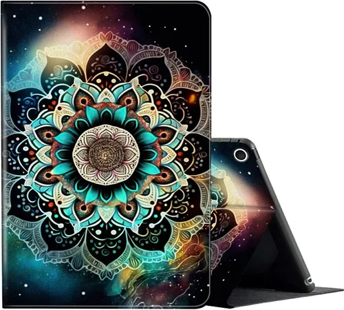 Vista 13 de Funda para todas las tabletas Amazon Kindle Fire 7 (9ª/7ª/5ª generación, versión 2019/2017/2015), funda inteligente con soporte deslizante