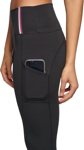 Vista 3 de Tommy Hilfiger Leggings de entrenamiento de alto rendimiento para mujer