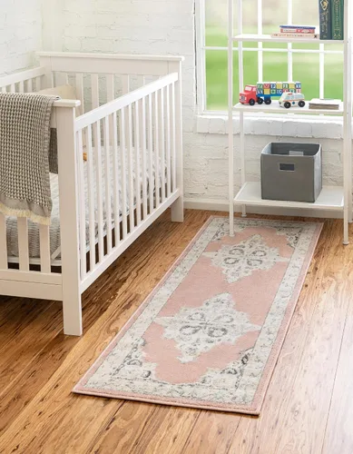 Vista 19 de Unique Loom Parker Collection - Alfombra de área Merakli (2 x 3 pies, rectangular, aguamarina/beige)