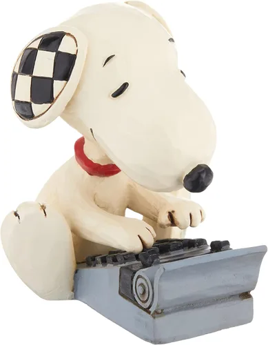 Vista 5 de Enesco 6001297 Jim Shore Peanuts Snoopy Donuts and Coffee - Figura en miniatura, 3 pulgadas, multicolor