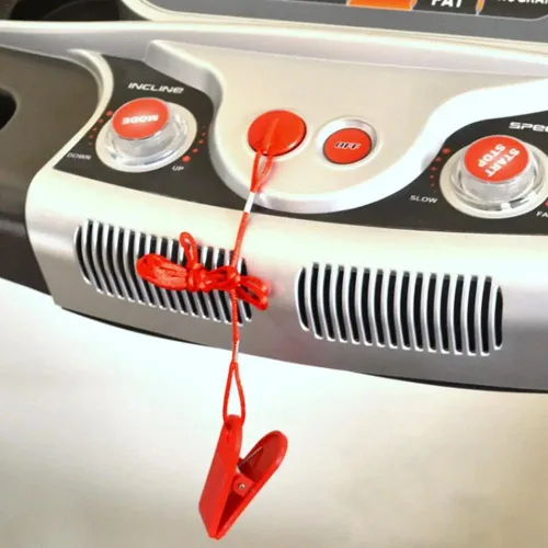 Vista 2 de Llave de seguridad de repuesto compatible con cinta de correr universal, máquina de correr, cinta de correr magnética, llave de bloqueo