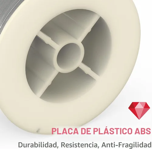 Vista 6 de YESWELDER Alambre de soldadura de aluminio de silicio, ER4043 1lb .030