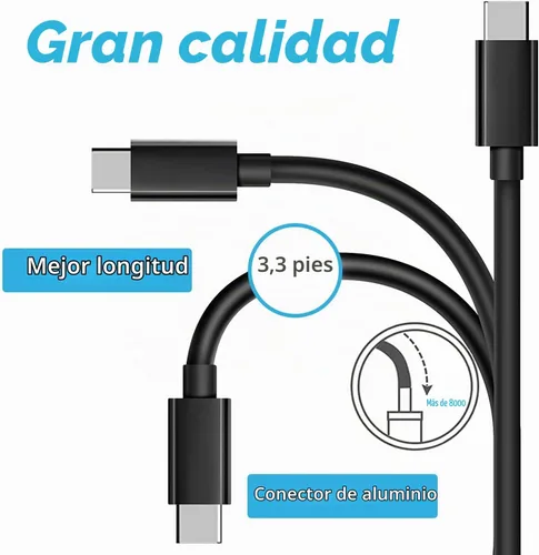 Vista 2 de Cable de carga solar para Samsung TV, repuesto Samsung Smart Control TV Cable de carga para control remoto de marco, cable de alimentación de carga
